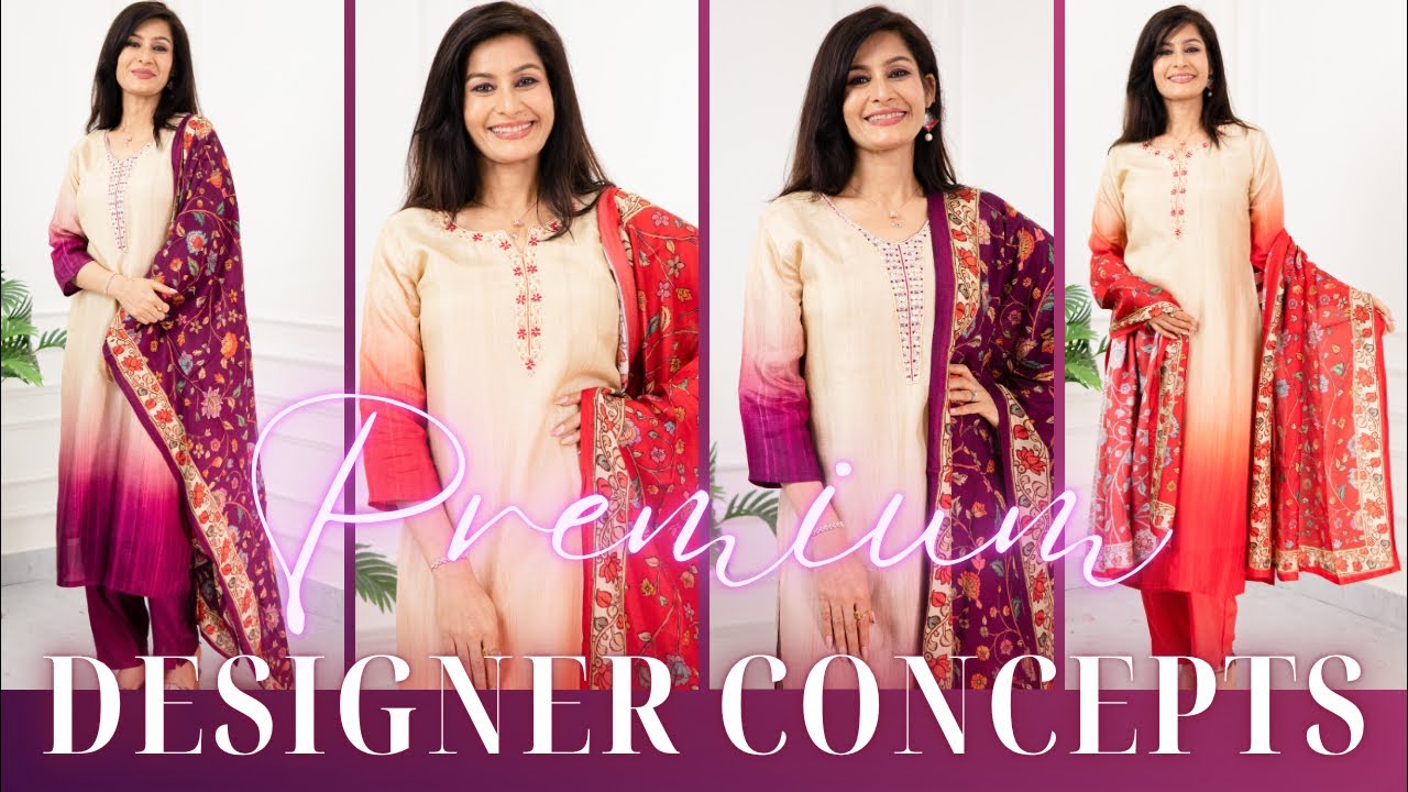 Pocket Friendly-Designer Concepts-in-Coord Sets-Kurti Sets-Dresses-Premium  Cotton-Muslin-Mulsilk