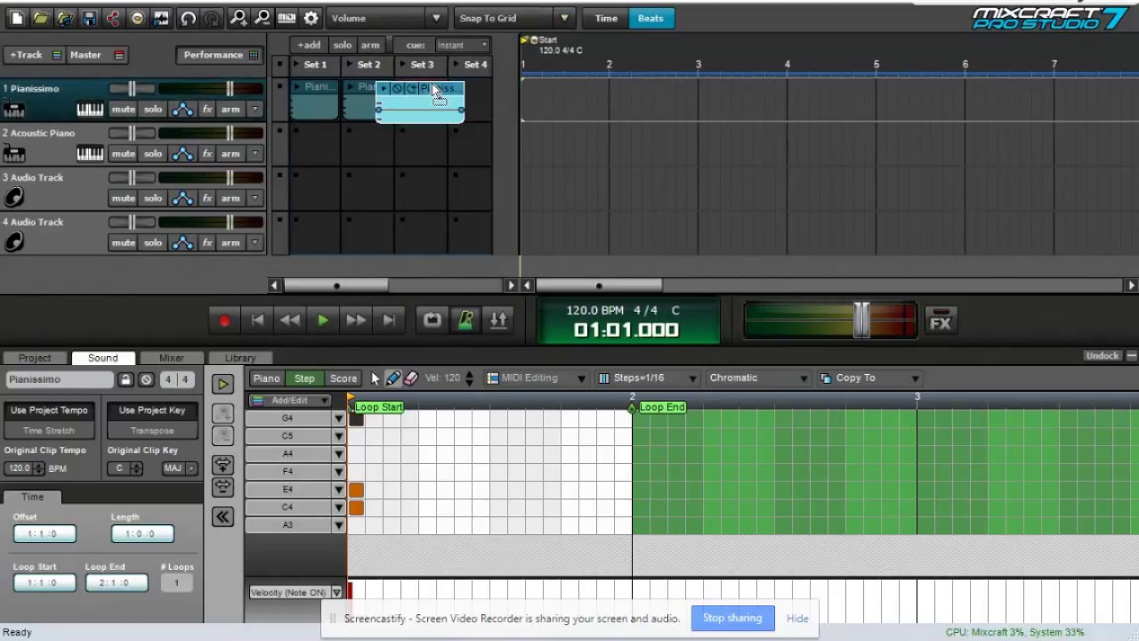 Chord Progressions on Launchpads in Mixcraft