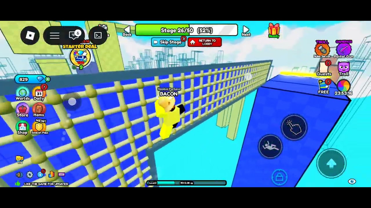 ✋😐🤚#roblox #funny 