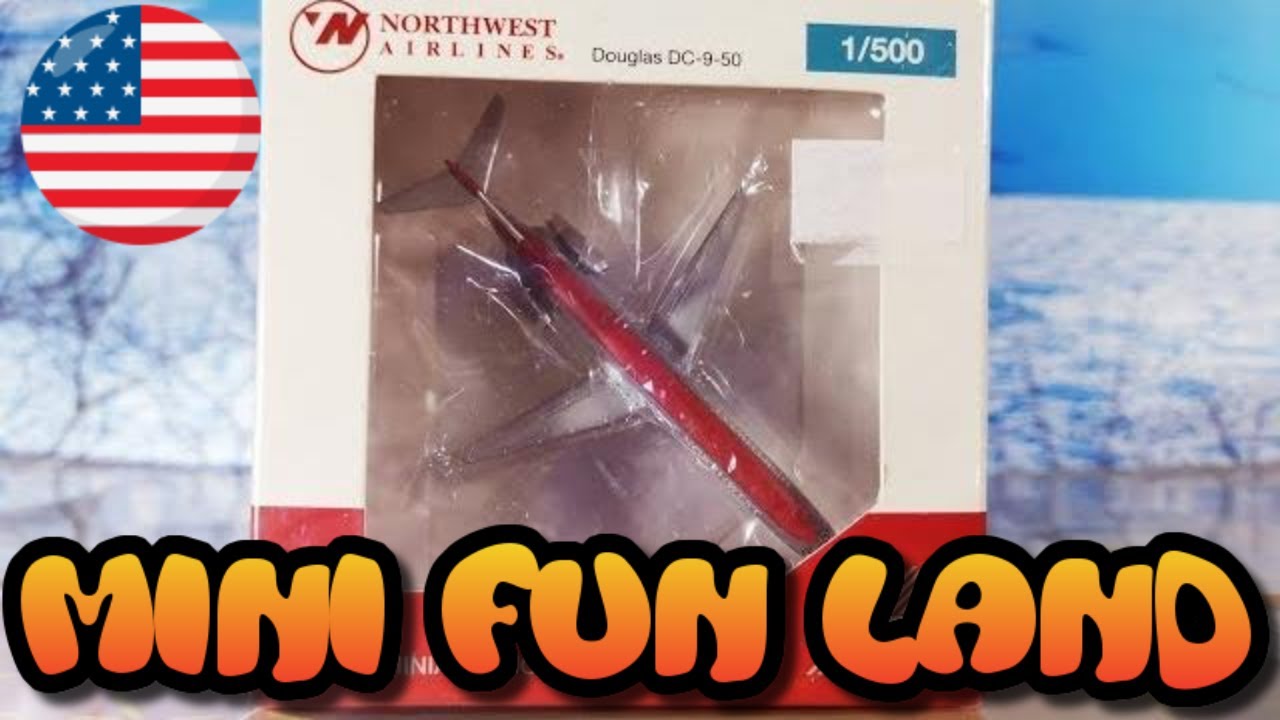 Northwest Airlines Douglas DC-9-50 Herpa Wings Airplane Model (000592)
