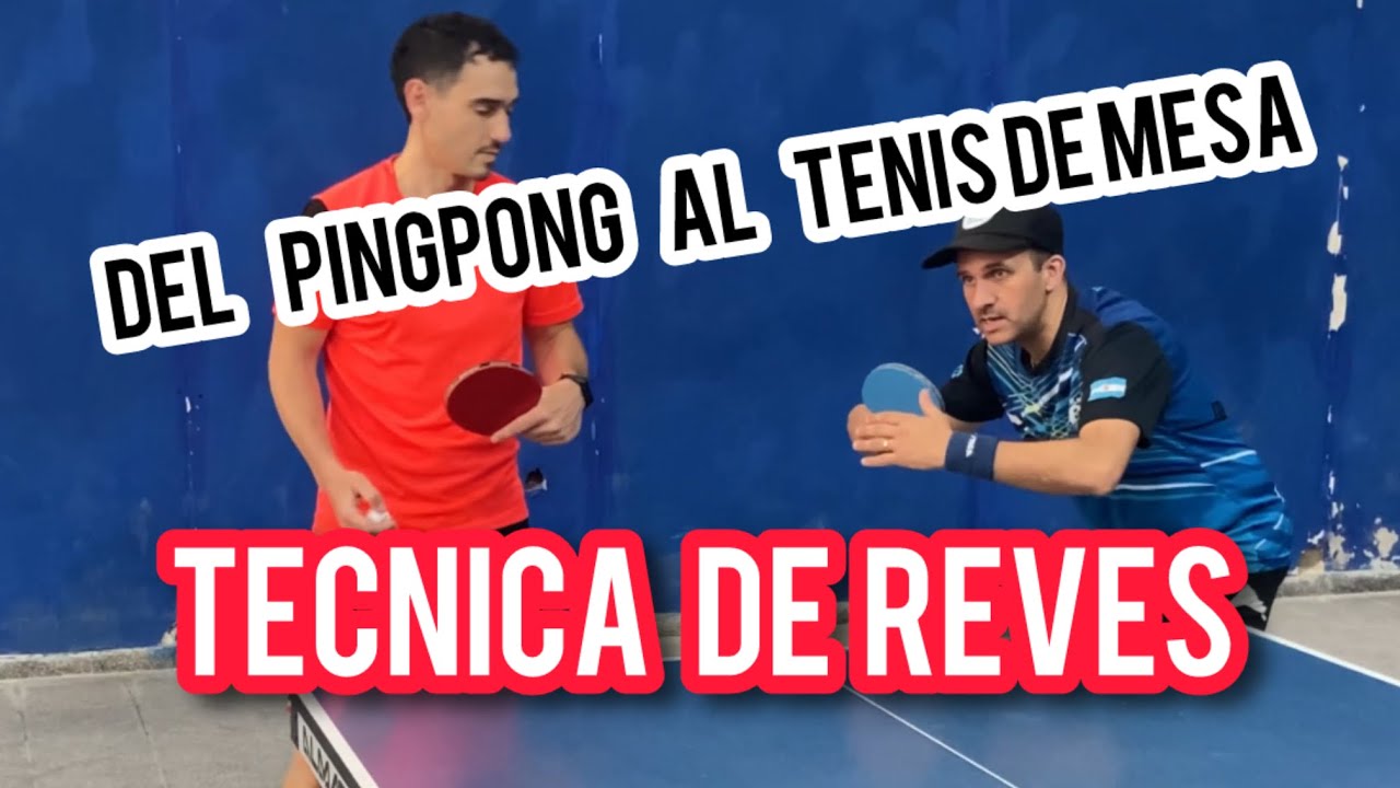 Como golpear de revés en TENIS DE MESA | #pingpong #tutorial