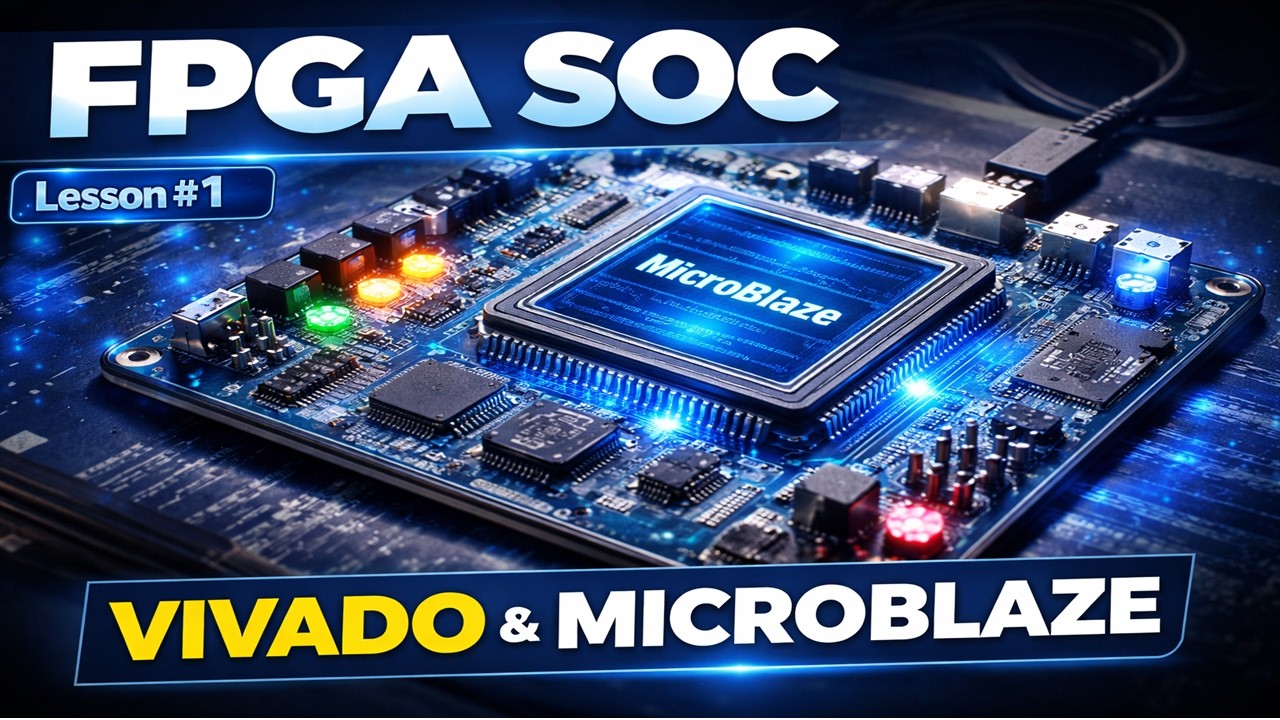 FPGA SoC Series #1: Intro to Vitis & MicroBlaze (Hello World + LED Blink)