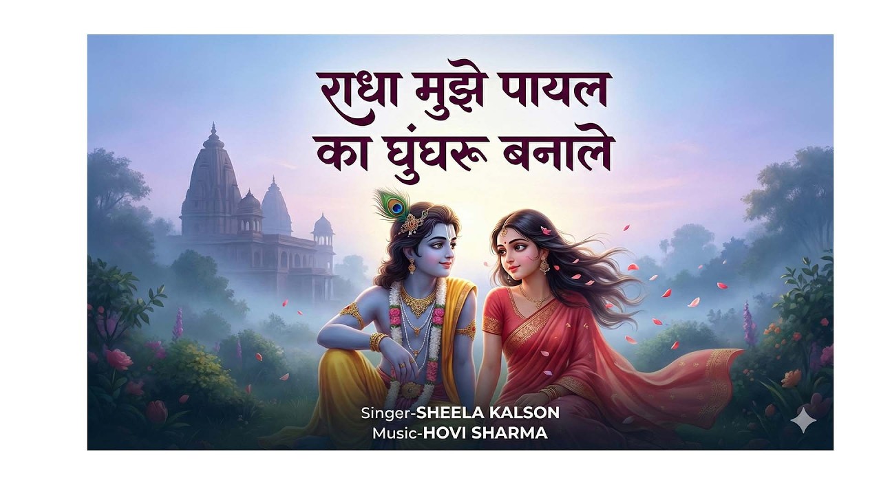 राधा मुझे पायल का घुंघरू बनाले || RADHA MUJHE PAYAL KA GHUNGHRU BANALE | SHEELA KALSON | HOVI SHARMA
