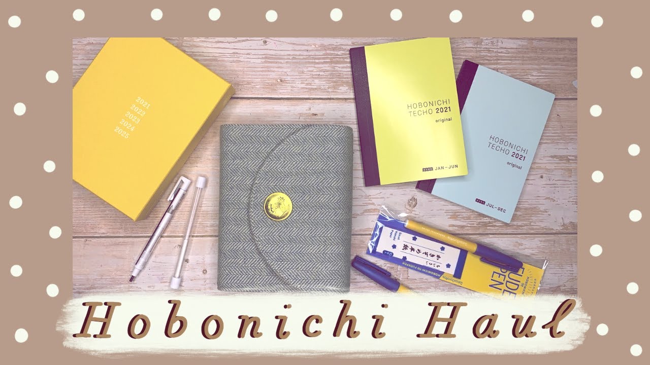 Hobonichi Unboxing || 5 Year Techo & A6 Avec 2021