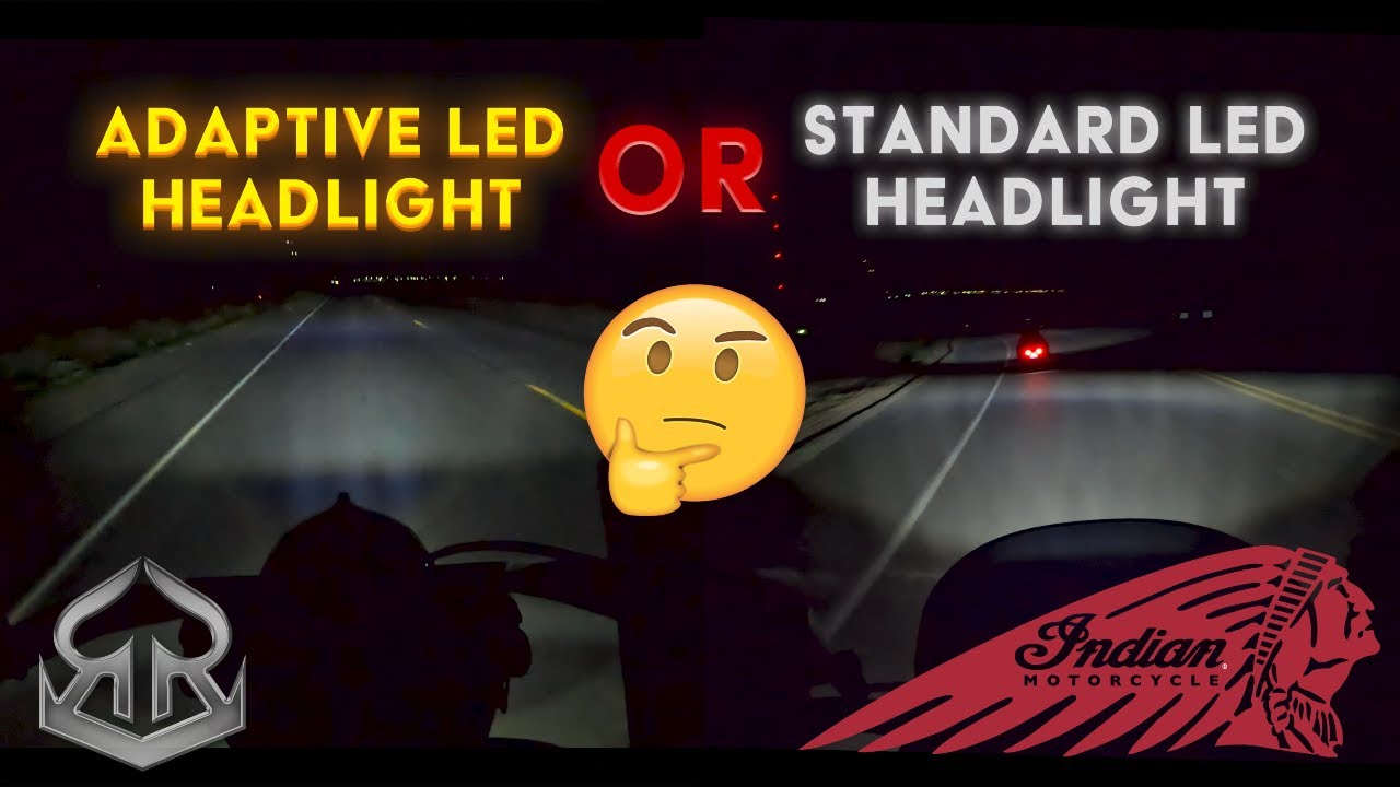 Indian Adaptive LED Headlight vs. Standard LED Headlight🤔
