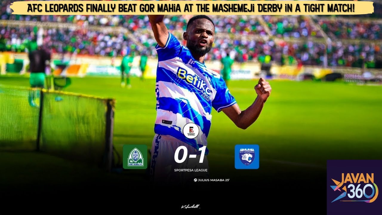 AFC Leopards beat Gor Mahia at the Mashemeji Derby! (7 Dec 2025) | SportPesa League 2025/26