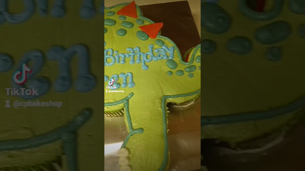 Dinosaur Cupcake Cake
