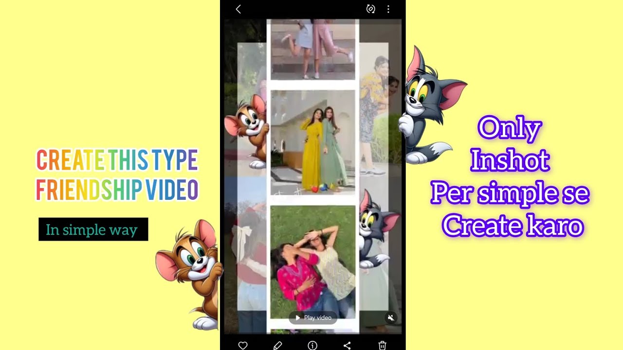 Make Friendship video this type in InShot 