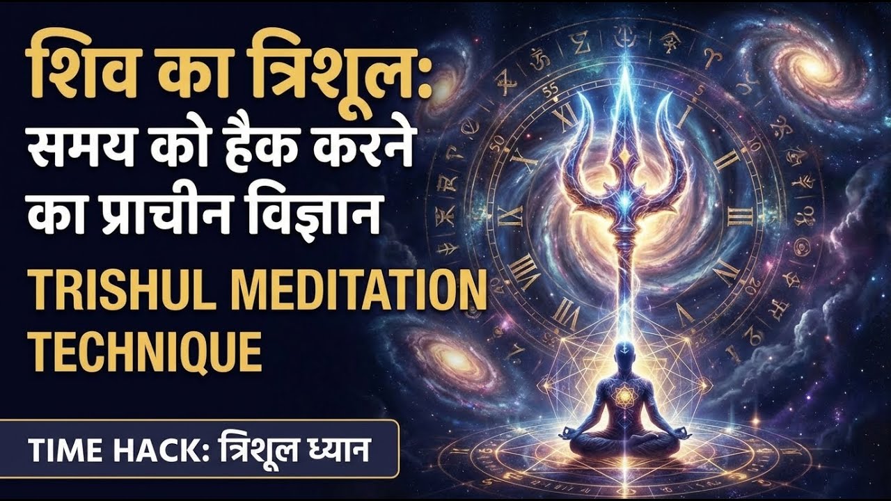 शिव का त्रिशूल समय को हैक करने का प्राचीन विज्ञान | Trishul Meditation Technique #trending #aamnath