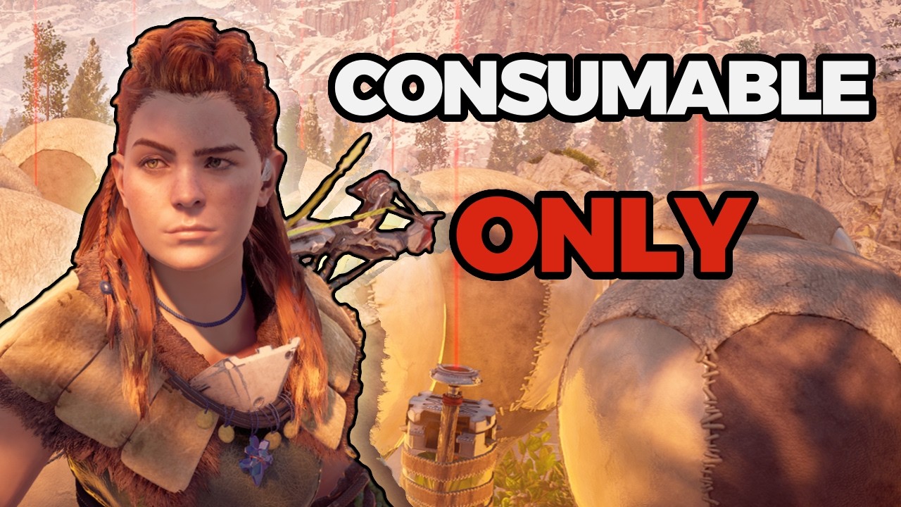 Can You Beat Horizon: Zero Dawn with ONLY Consumables