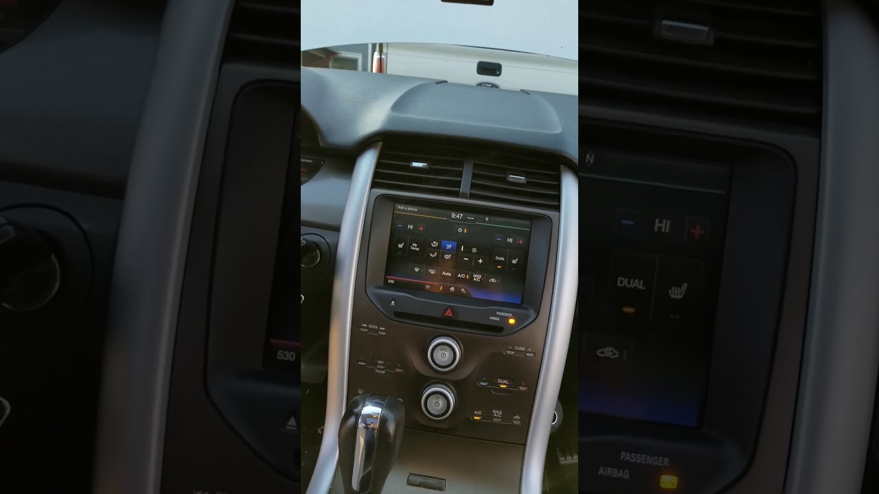 2013 ford edge fix to hot air