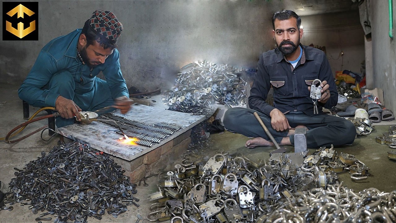 How Safety PadLock are Made in Factory Process | Amazing Factory Mass Production