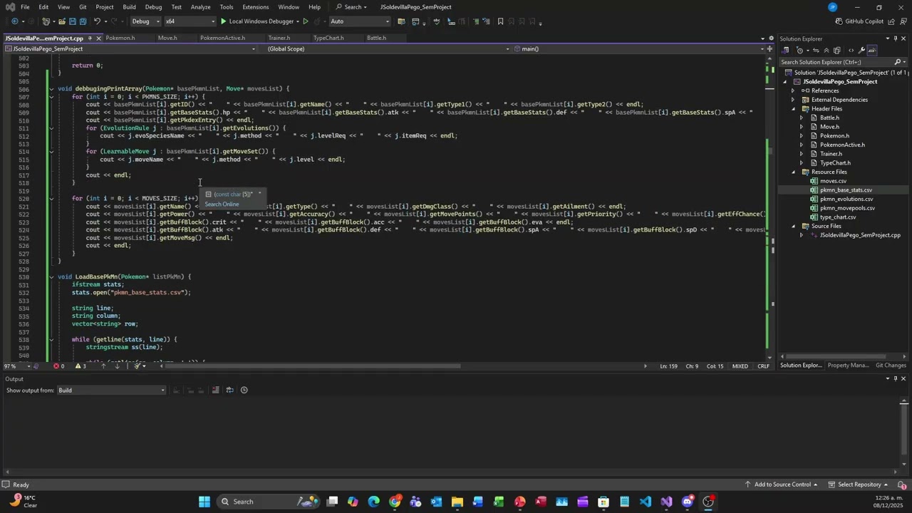 Semester Project - Video, COSC 2436-V01, Fall 2025, Jose David Soldevilla Pego