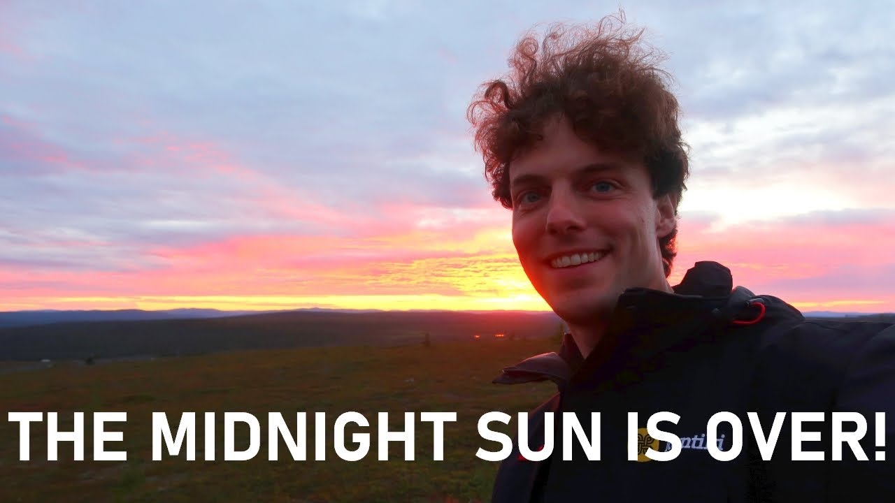 The End of the MIDNIGHT SUN – My First SUNSET in Lapland