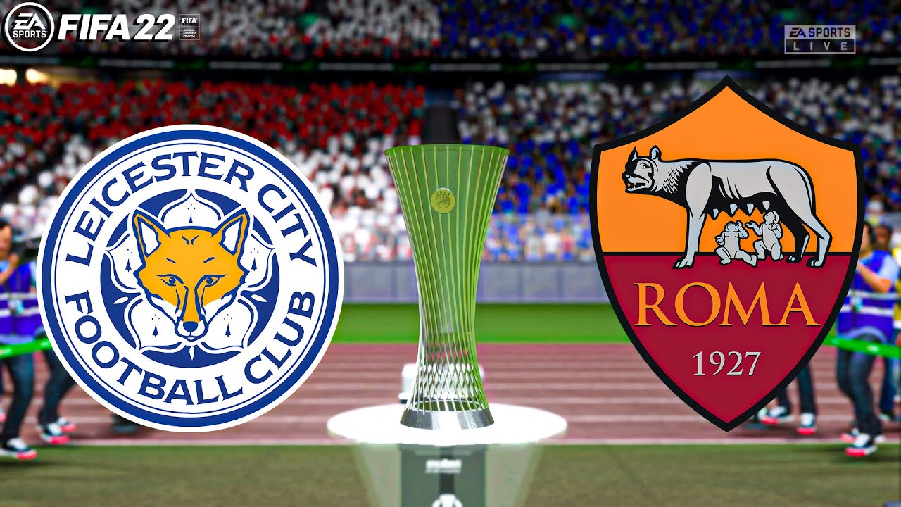 FIFA 22 - Leicester City Vs Roma - UEFA Conference League Final 2022 | PS5 Gameplay & Full match