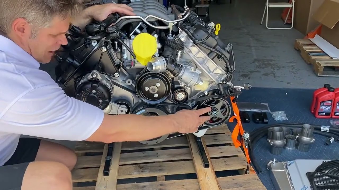1966 77 Bronco coyote engine an transmission swap kit #classicbronco  #coyoteswap