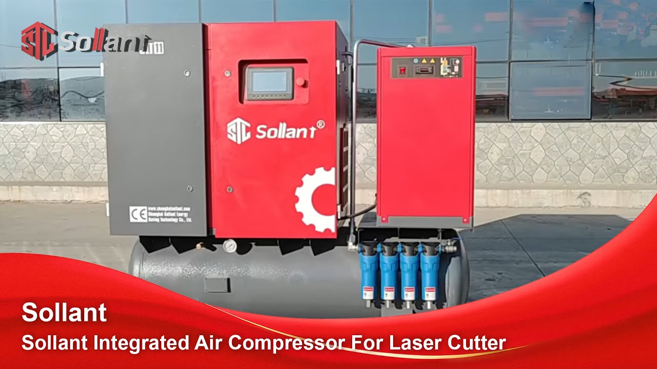 Sollant Integrated Air Compressor For Laser Cutter