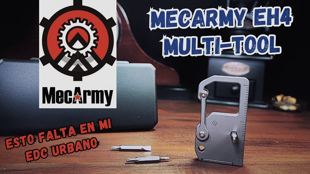 MecArmy EH4 Outdoor Titanium Multi-tool EDC  Mosquetón| Carabiner