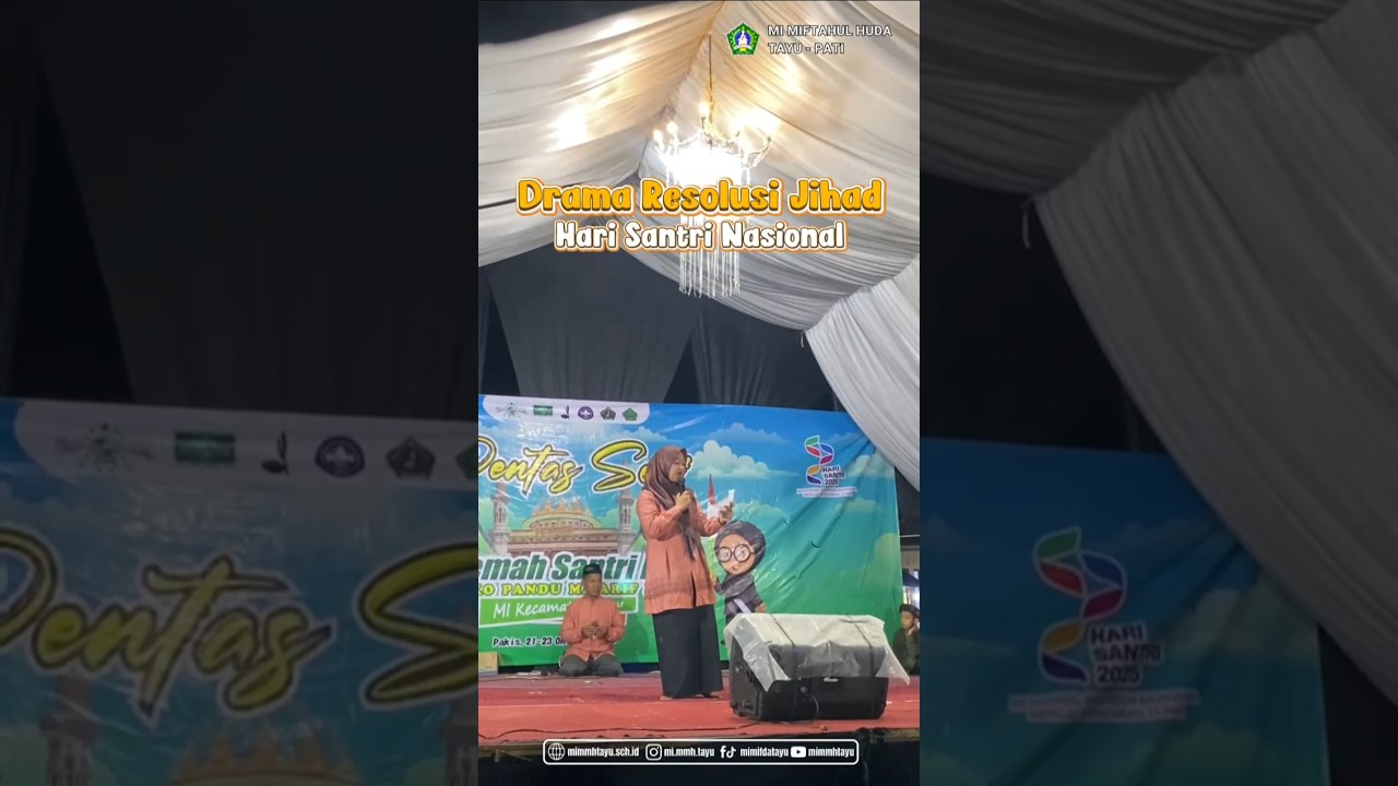 Drama Resoulusi Jihad NU MI MMH TAYU dalam pentas kemah hari santri  #harisantrinasional #hsn2025