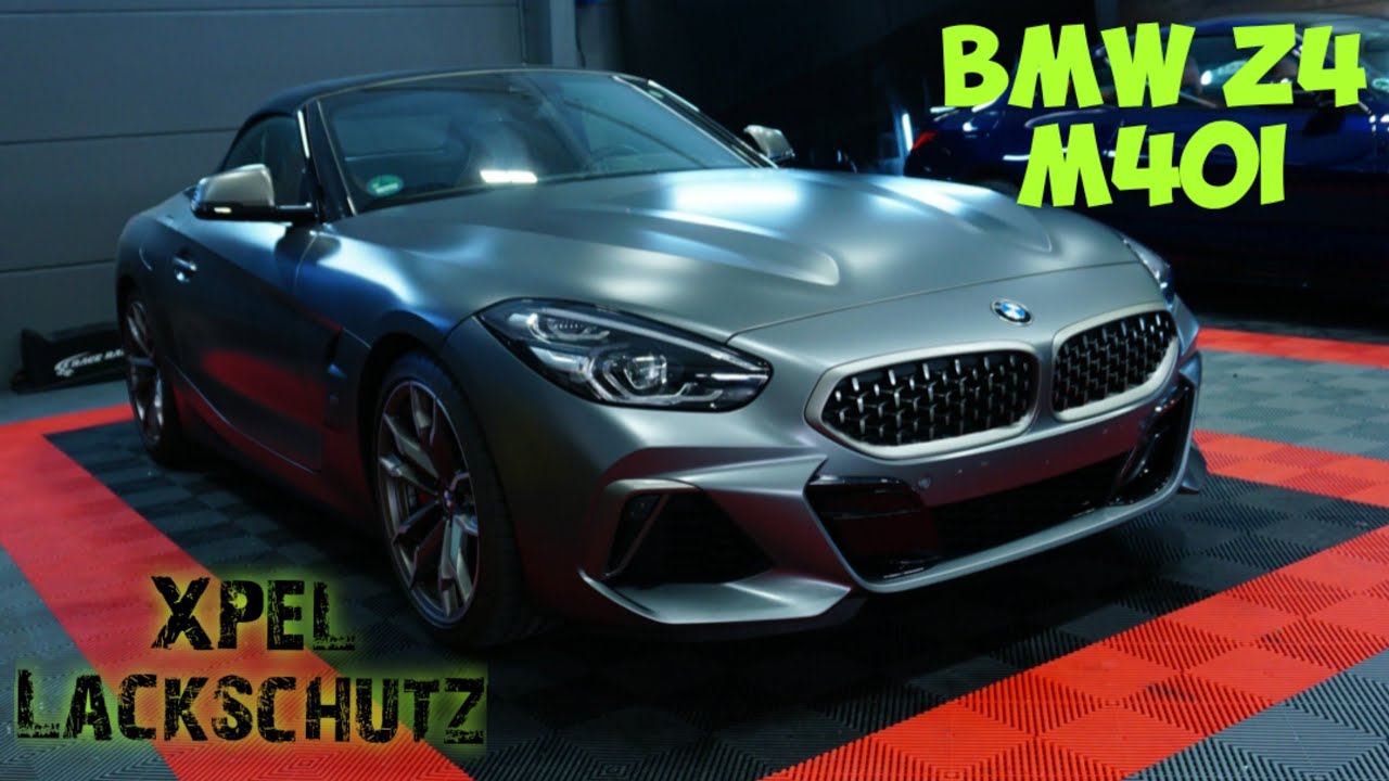 BMW Z4 M40i How We Wrap XPEL Lackschutz PPF in Würzburg by CR CarWrapping