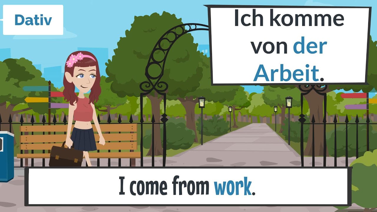 #02 Deutsch Lernen | Pr&auml;positionen mit Dativ | Deutsch A1 | german A1 | einfach deutsch