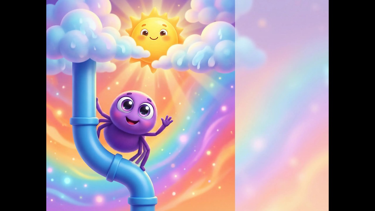 🎵 Itsy Bitsy Spider 🌧️☀️ | Weather Song for Kids | 3D Animated Nursery Rhyme | DOVIC TV