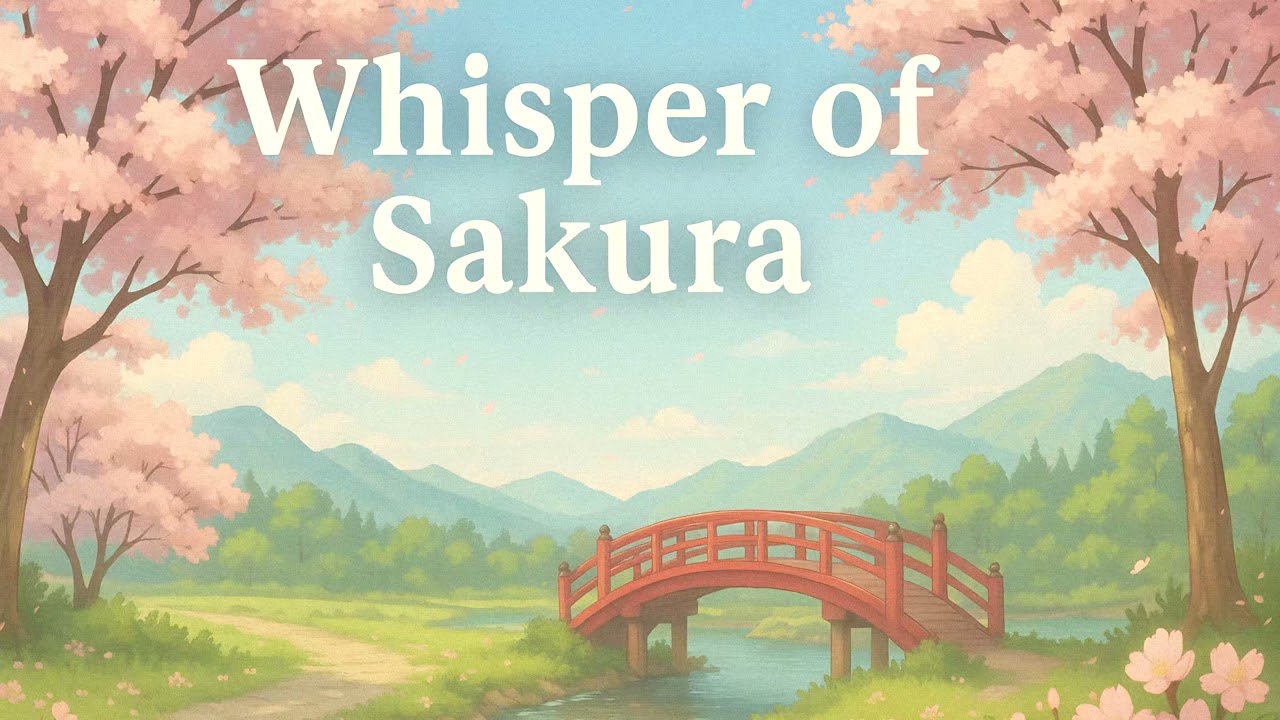 Whisper of Sakura 🌸 | Relaxing Japanese LoFi, Chillhop & Acoustic for Study, Focus & Calm #lofi