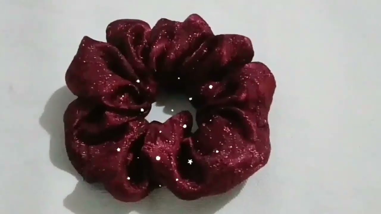 How To Make a Scrunchie at home | Diy Scrunchie Tutorial #handmade #diyscrunchie #smallbusiness