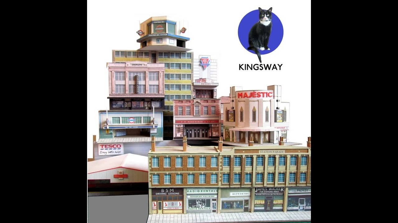 Kingsway Models card building kits.