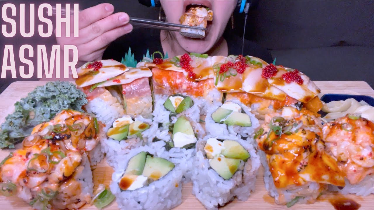ASMR | Sushi 🍣 | Eating sounds | Mukbang 먹방