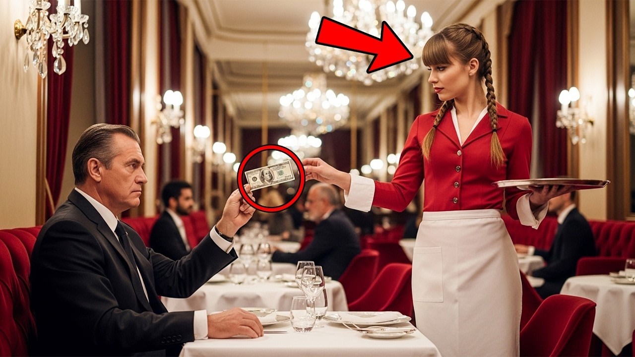 Billionaire Tips Waitress $1 to Humiliate Her — Her Reaction Shocks Everyone