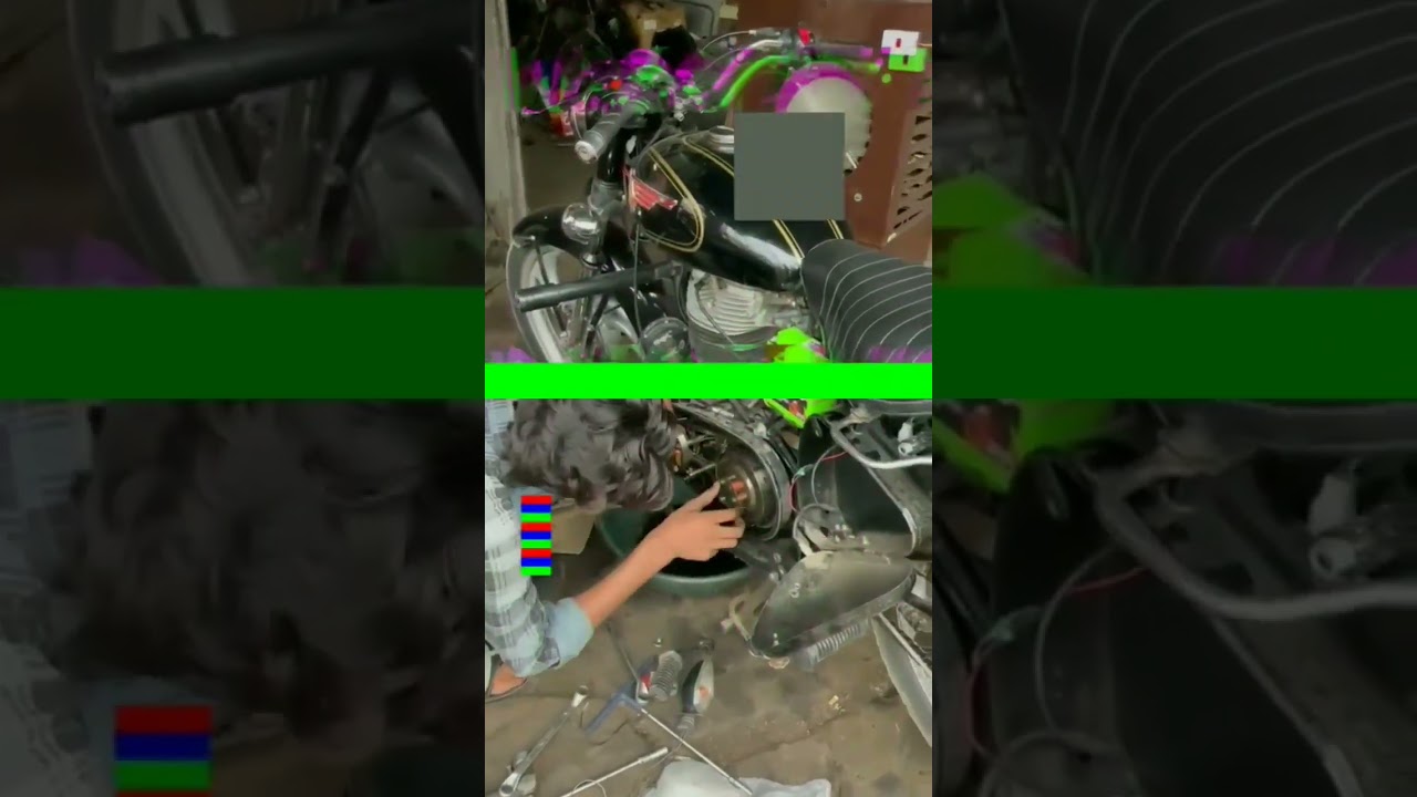 old model bullet alternator coil. #youtubeshorts #video #royalenfield