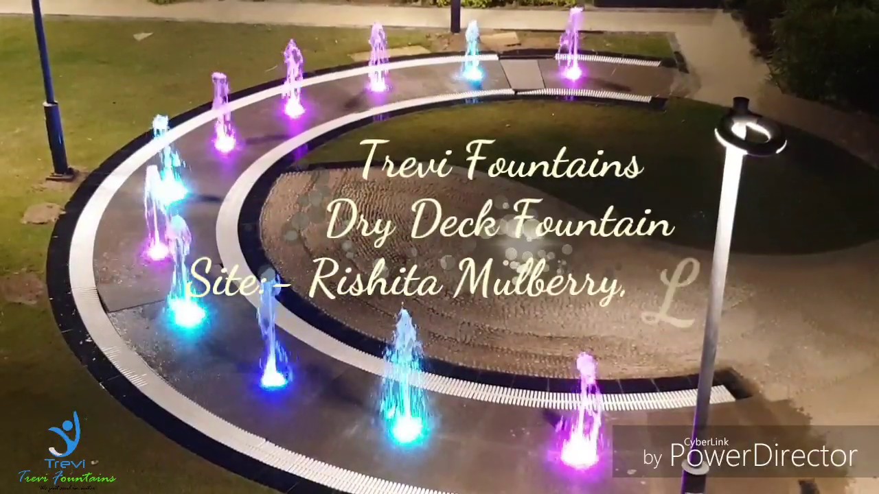 Dry Deck Sequential Fountain by Trevi Fountains
