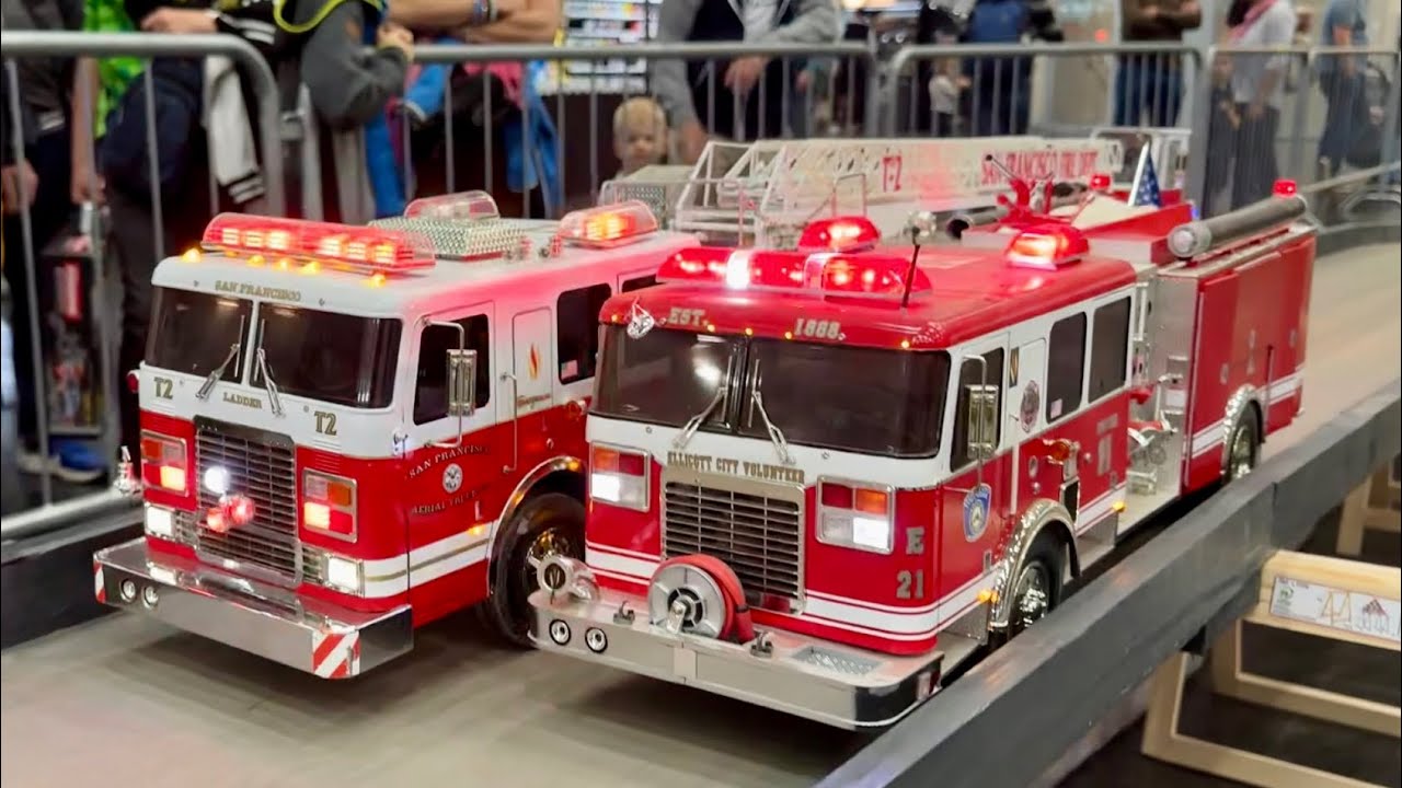 BEST OF RC FIRE TRUCK, RC RESCUE FIRETRUCK SAN FRANCISCO Fire DEPARTMENT!