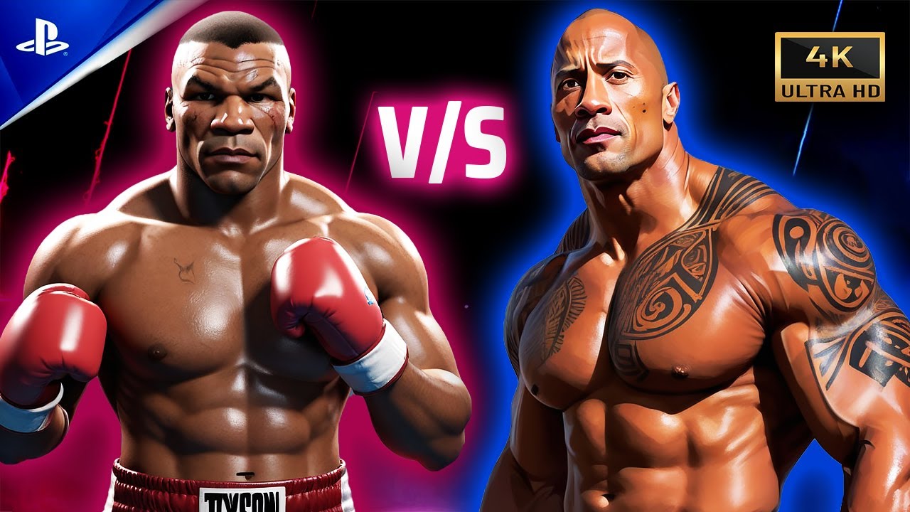Mike Tyson vs Dwayne Johnson UFC 5 | The Rock vs Kid Dynamite