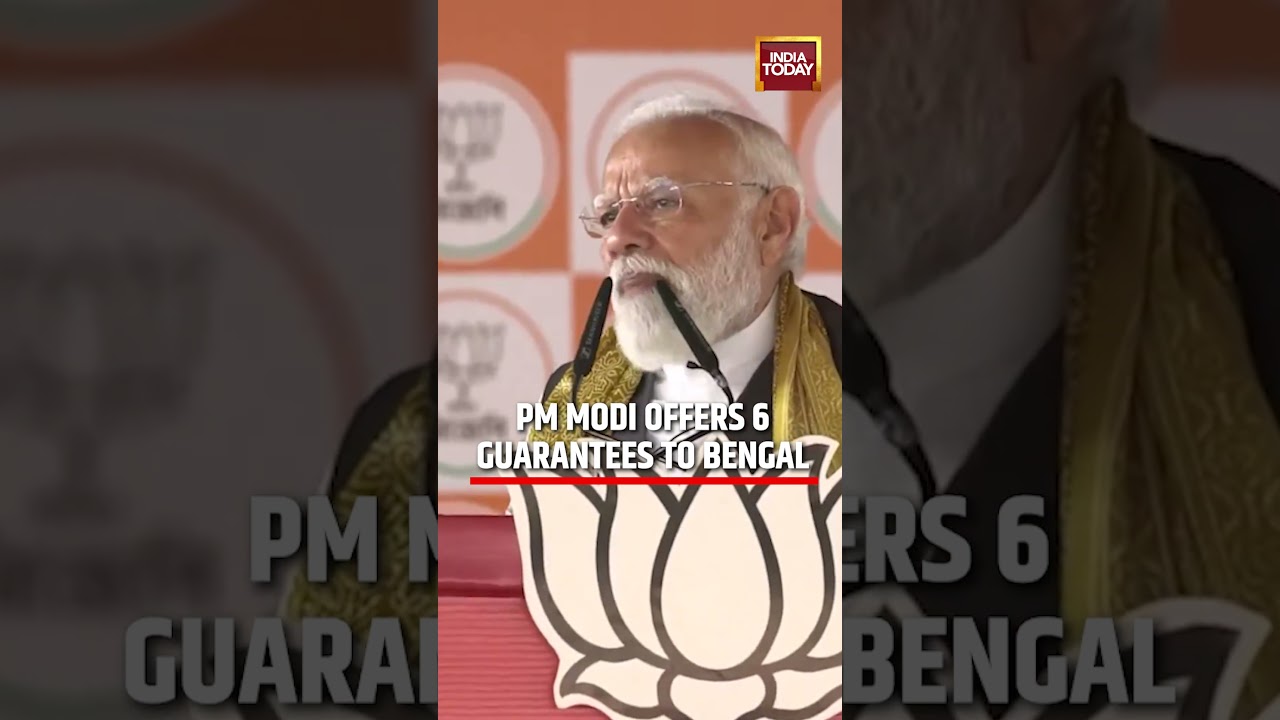 PM Modi&rsquo;s BIG Promise to Bengal: 6 Guarantees Announced #narendramodi #politicalnews