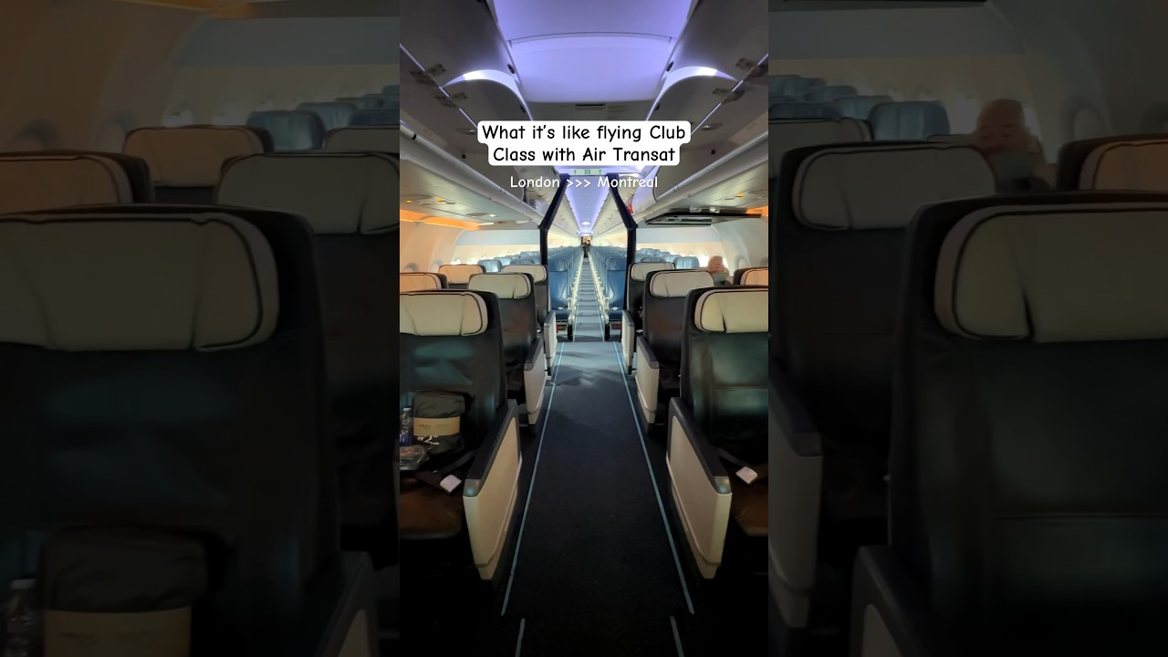 Air Transat Club Class Review & Benefits: Is it Worth It? #travelvlog #travel