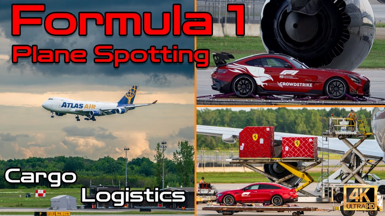 FORMULA 1 Cargo Arrivals | 2023 Canadian GP INSANE Logistics Across 4 Days & Nights! |4K|