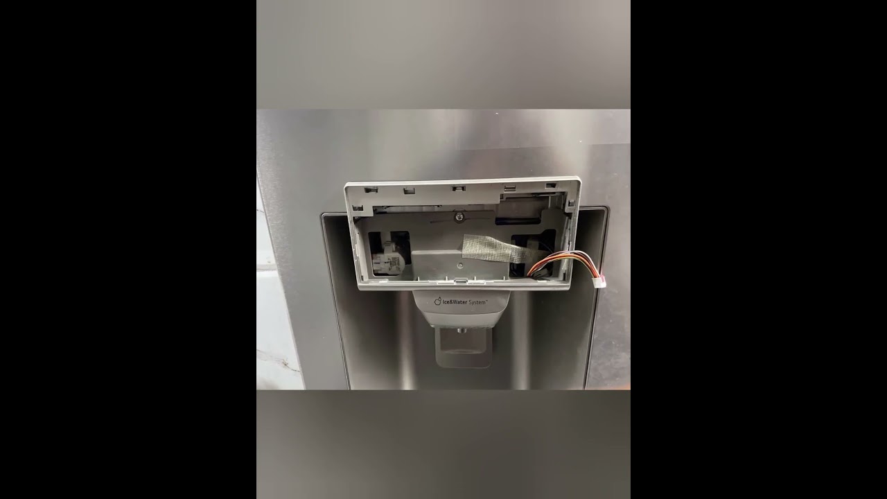 How to remove Display panel LG side by side refrigerator.