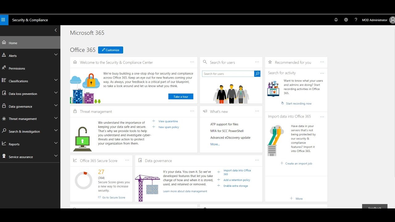 Setup Outbound Spam notifications on Office 365/Exchange