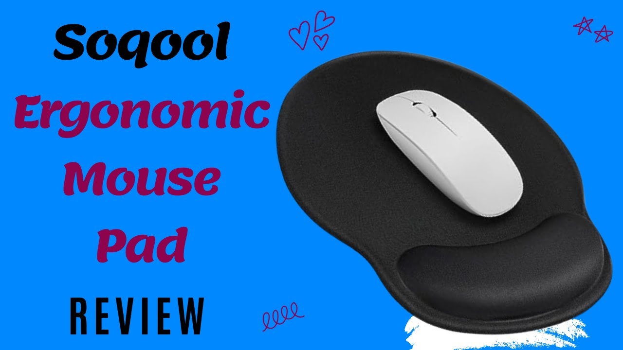 Soqool Ergonomic Mouse Pad with Comfortable and Cooling Gel Wrist Rest Support Review