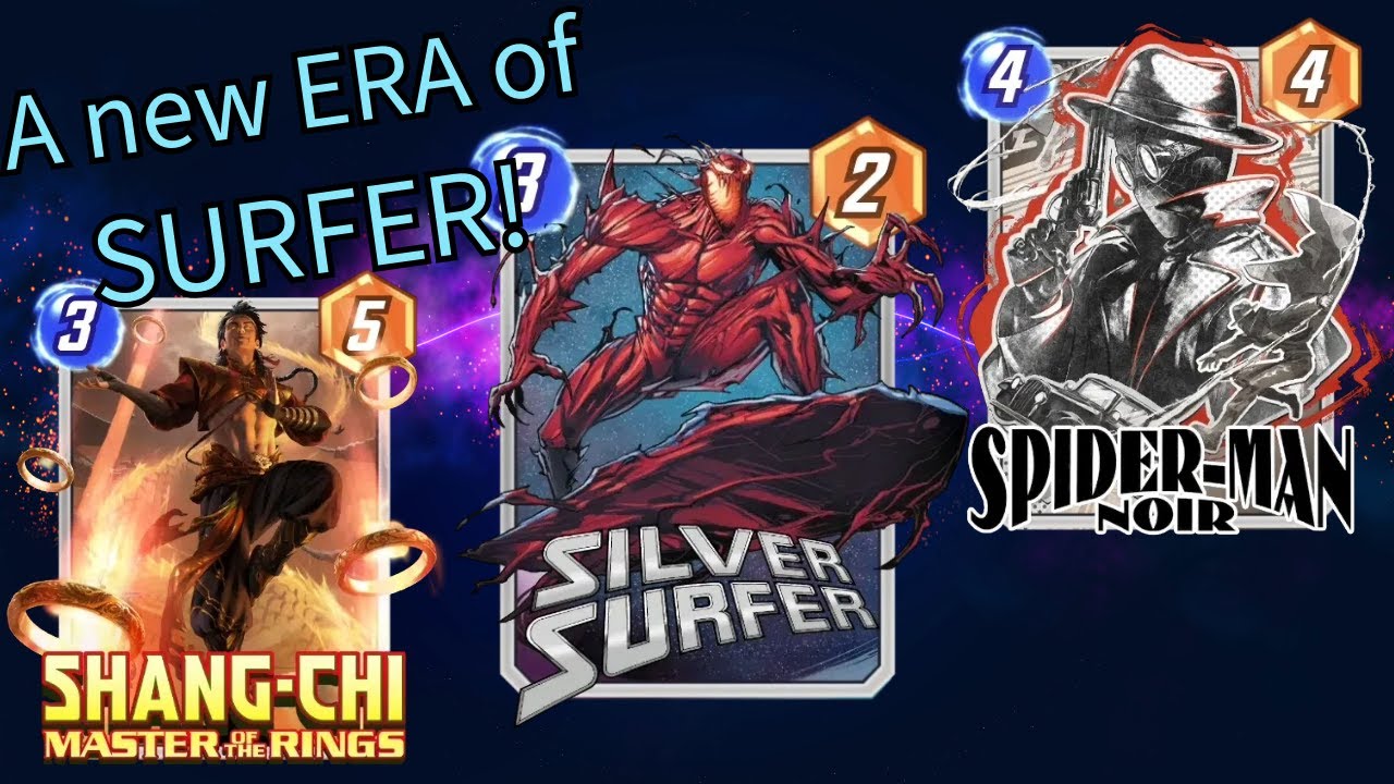 Surfer is BACK! A new Shang Chi takes Surfer Noir TO THE TOP! - Marvel Snap Infinite Deck Highlight