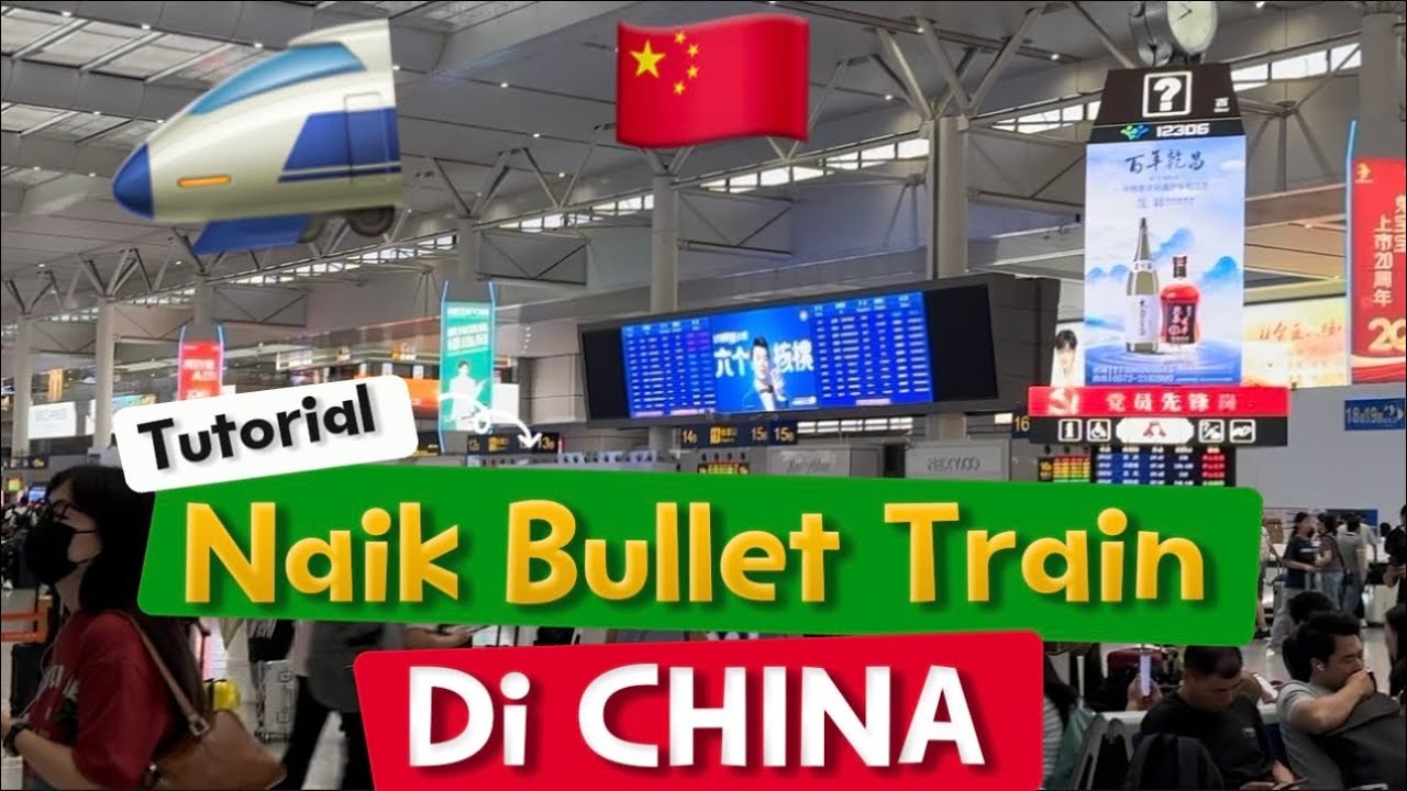 Tips & Trick Naik Kereta Cepat di China 🇨🇳 China Highspeed Railway Train