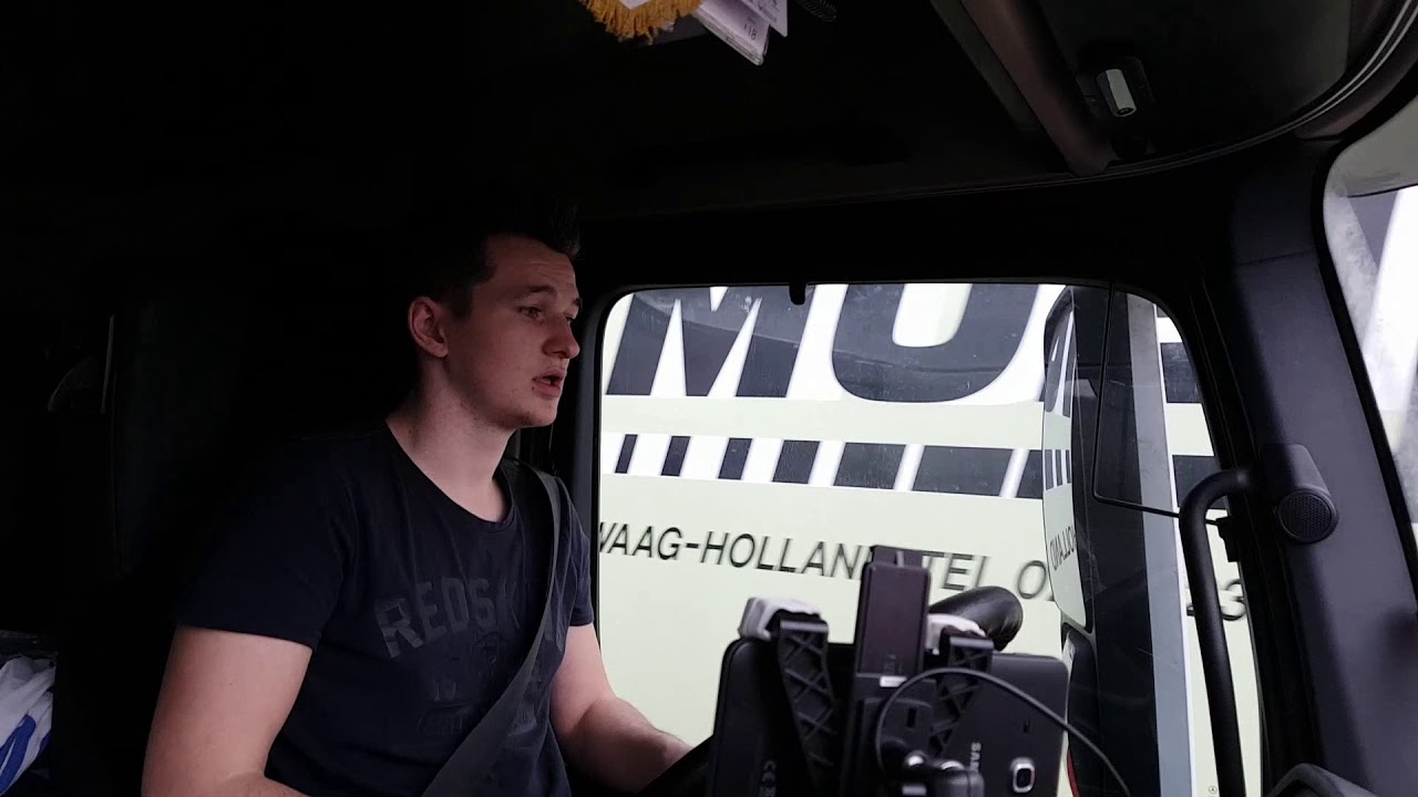 Une journée avec un routier .