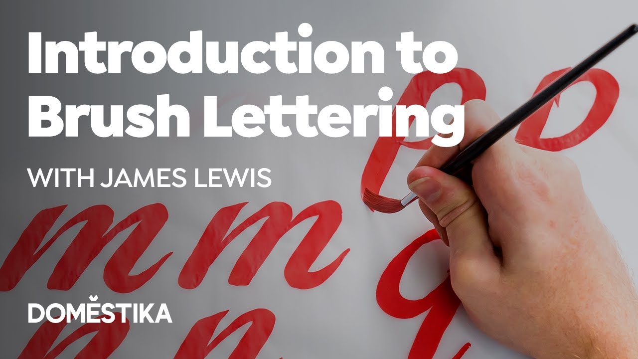 Introducci&oacute;n al brush lettering | Un curso de James Lewis