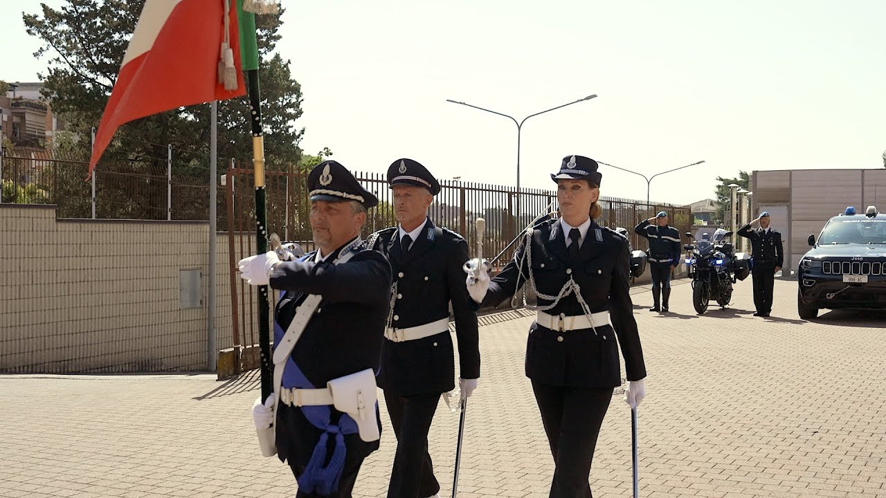 Cambio della Guardia d'Onore al Quirinale. Ritiro della Bandiera del Corpo di Polizia Penitenziaria