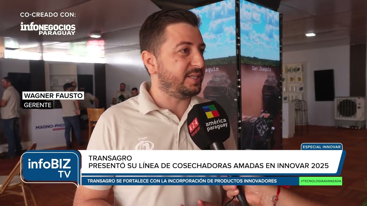 Infobiz: Transagro present&oacute; l&iacute;nea de consechadoras en Innovar 2025