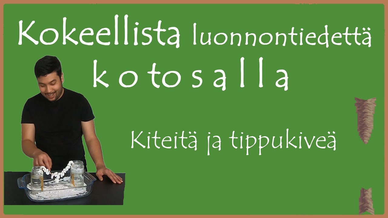 Tippukivi tai ainakin soodan kiteytymistä