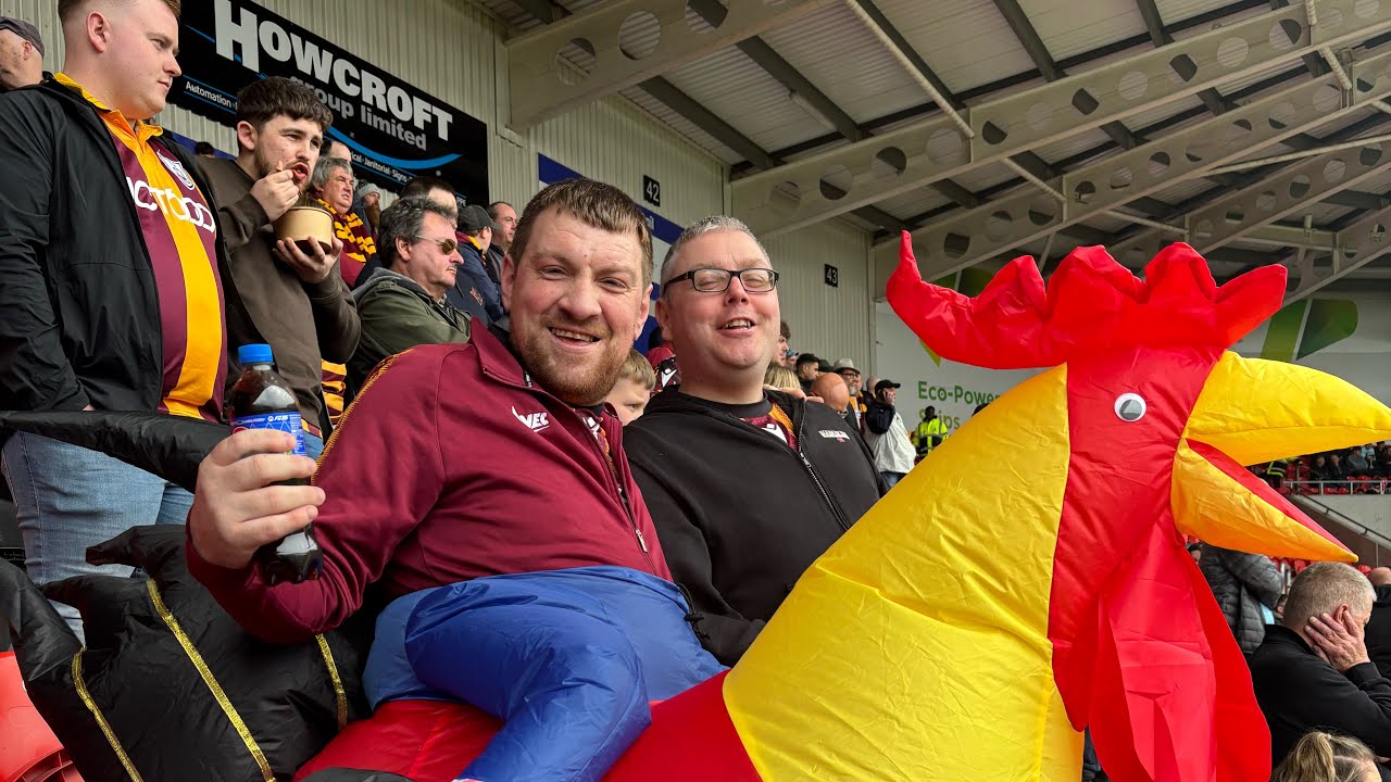 Doncaster v Bradford City match day experience- Doncaster gain promotion in promotion derby