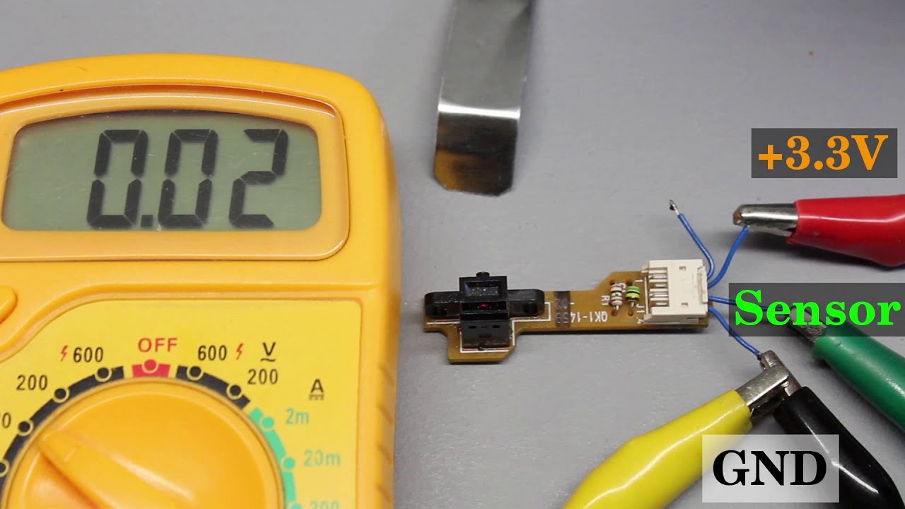 Transmissive optical sensors from old printers and scanners